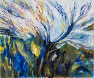 Branches bleues